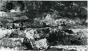 灰色の風景 トロッコ